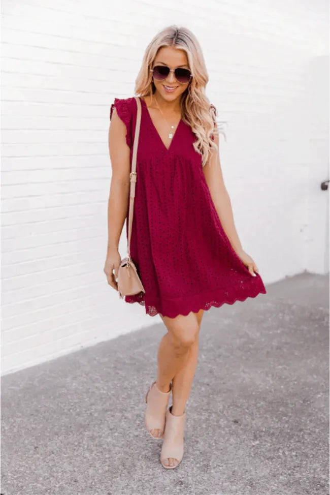 W&W Mode - Besticktes Sommerkleid