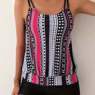 WW | Tankini-Set mit Streifen und Punkten