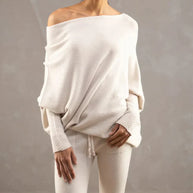 Via™ - Asymmetrisch drapierter Pullover