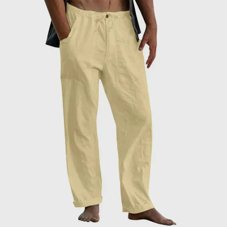 WW | Lässige Leinenhose mit Kordelzug