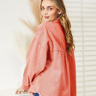 WW | Zerrissene Rohsaum-Denimjacke