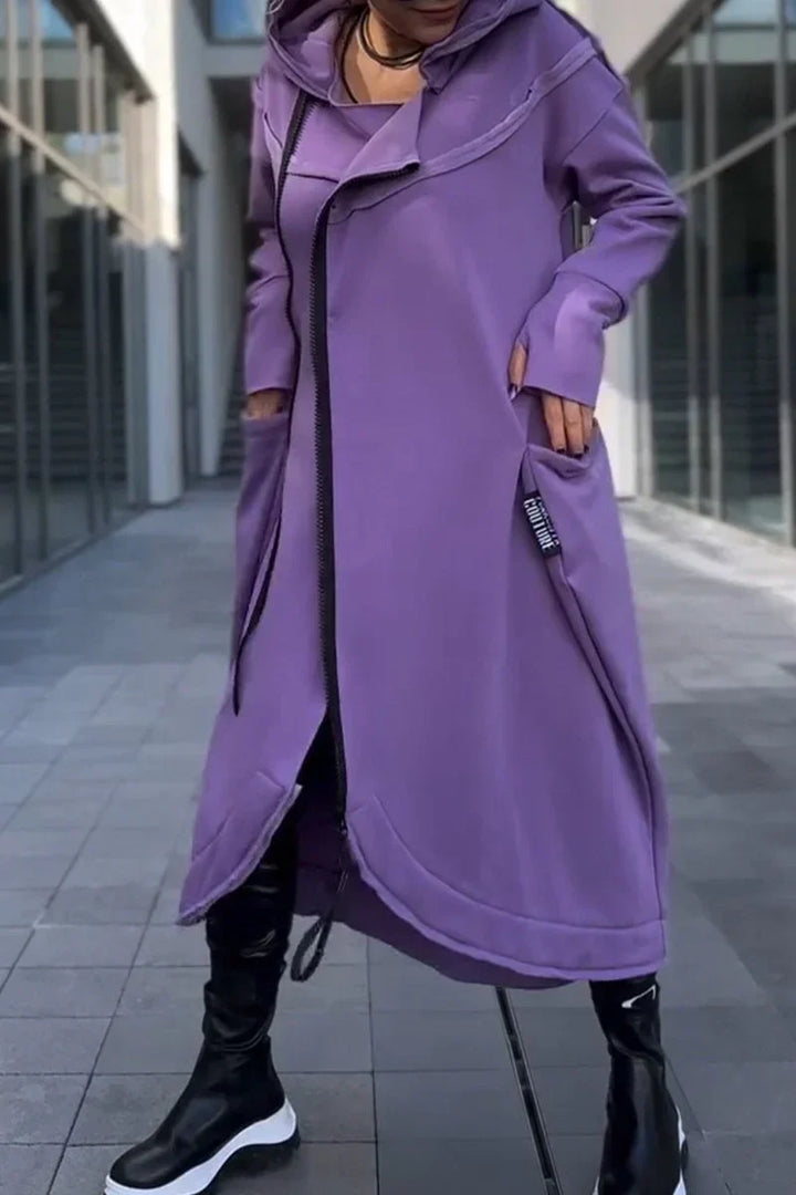 W&W Mode | Lange Jacke mit Kapuze
