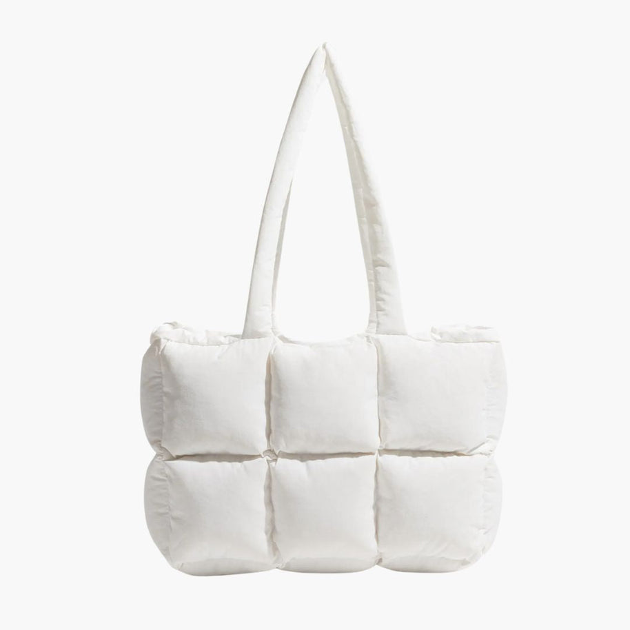WW | Puffer Schultertasche für Damen - Stilvolle und geräumige Handtasche