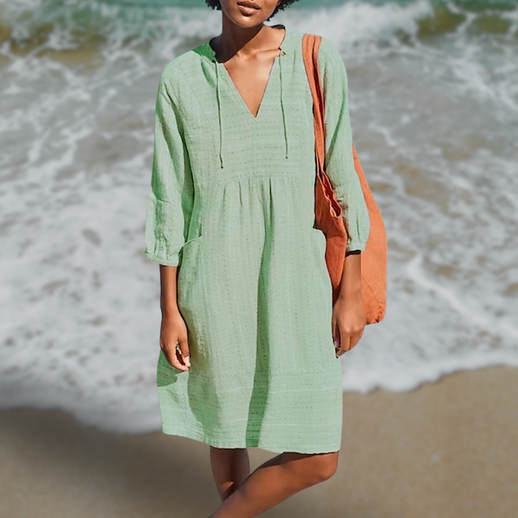 WW | Damen Midi Tunika Kleid