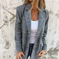 WW | Karierter Blazer Im Übergroße Look