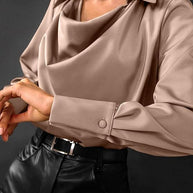 WW | Elegante Seidenbluse Für Damen