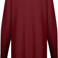 Warmova - Rollkragen-Strickkleid in breiter Passform