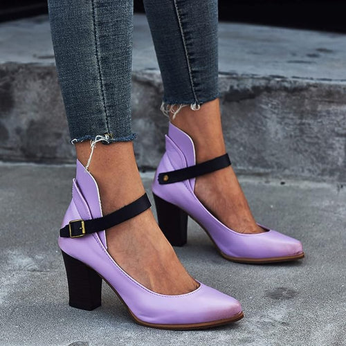 W&W Mode - Eleganter Absatzschuh mit Riemen