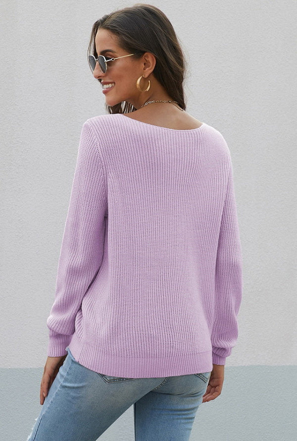 WOLFF Spitzenkragen Pullover