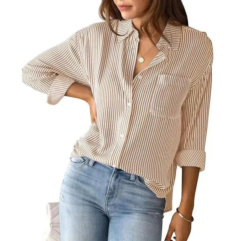 WW | Striped women's blouse