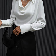 WW | Elegante Seidenbluse Für Damen