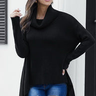 WW Highneck Asymmetrischer Pullover
