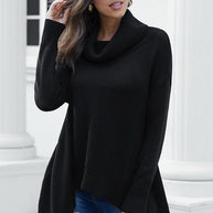 WW Highneck Asymmetrischer Pullover