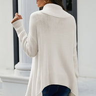 WW Highneck Asymmetrischer Pullover