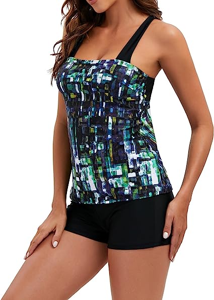 WW | Geo Chic Tankini Set