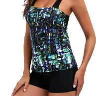 WW | Geo Chic Tankini Set