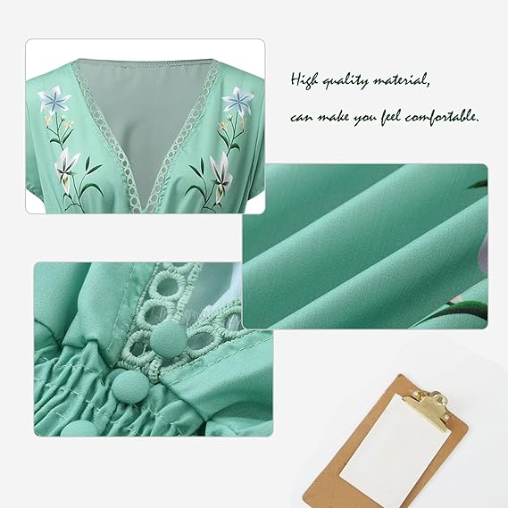 W&W Mode | Boho Kleid Mit Stickereien Für Einen Traumhaften Sommerlook
