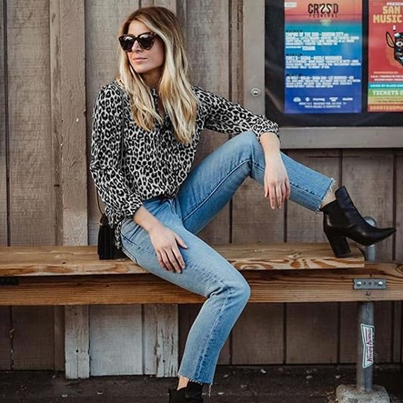 W&W |  Trendige Bluse im Leo-Muster