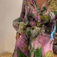 WW | Luxuriöses Italienisches Maxikleid Aus Satin