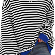 WW | Gemütlicher Oversized Gestreifter Pullover