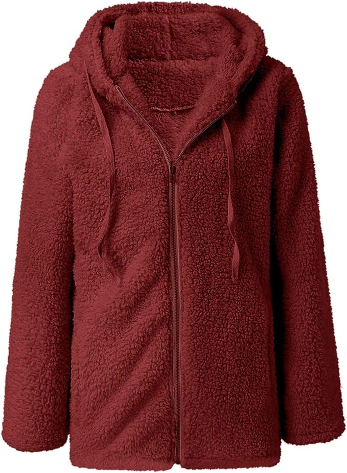 mit Kapuze und Reißverschluss, Fleeceweste