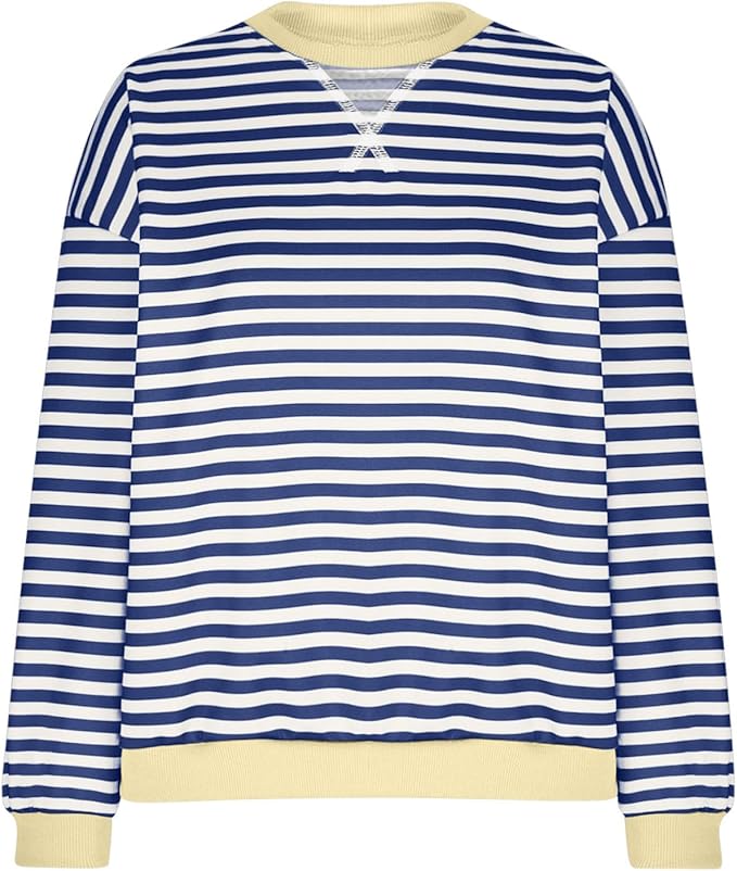 WW | Gemütlicher Oversized Gestreifter Pullover