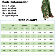 Wintermantel mit floralem Muster