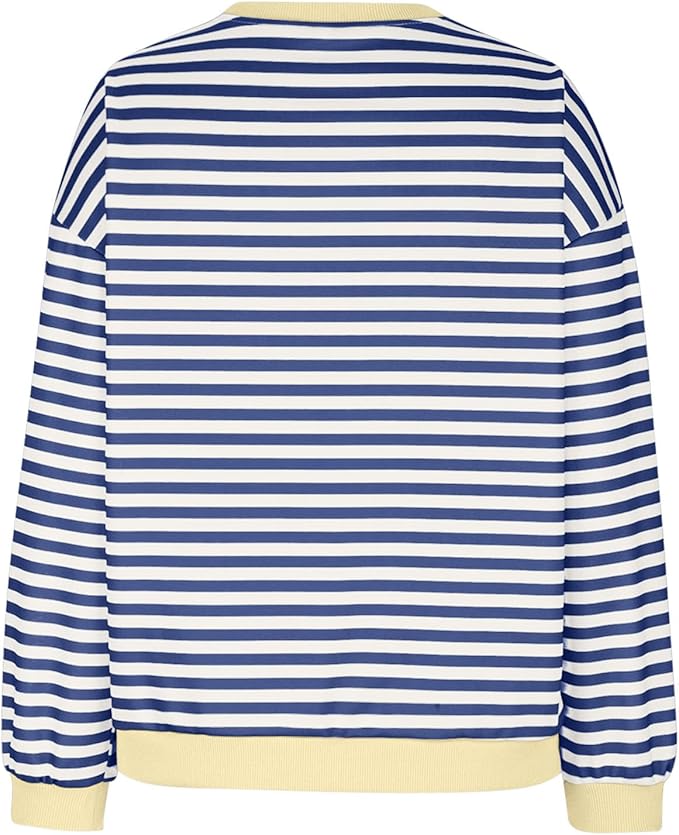 WW | Gemütlicher Oversized Gestreifter Pullover