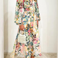 WW | Elegantes Blumen-Maxi für Damen