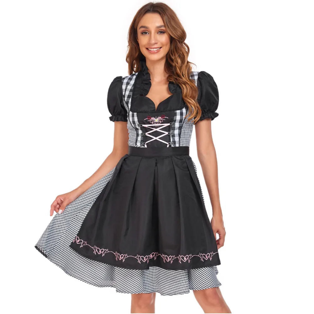 Damen Dirndlkleid in verschiedenen Farbkombinationen