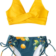 WW Swim Bikini | Sublime Bikini mit Zitronendetail und Trägern auf der Rückseite
