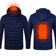 WW | Elegante USB-heizbare Jacke für Herren, thermisch Winter
