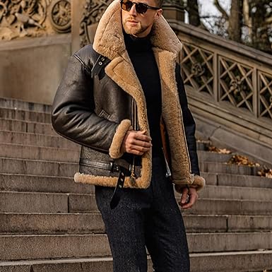 W&W Mode | Herren-Kunstlederjacke