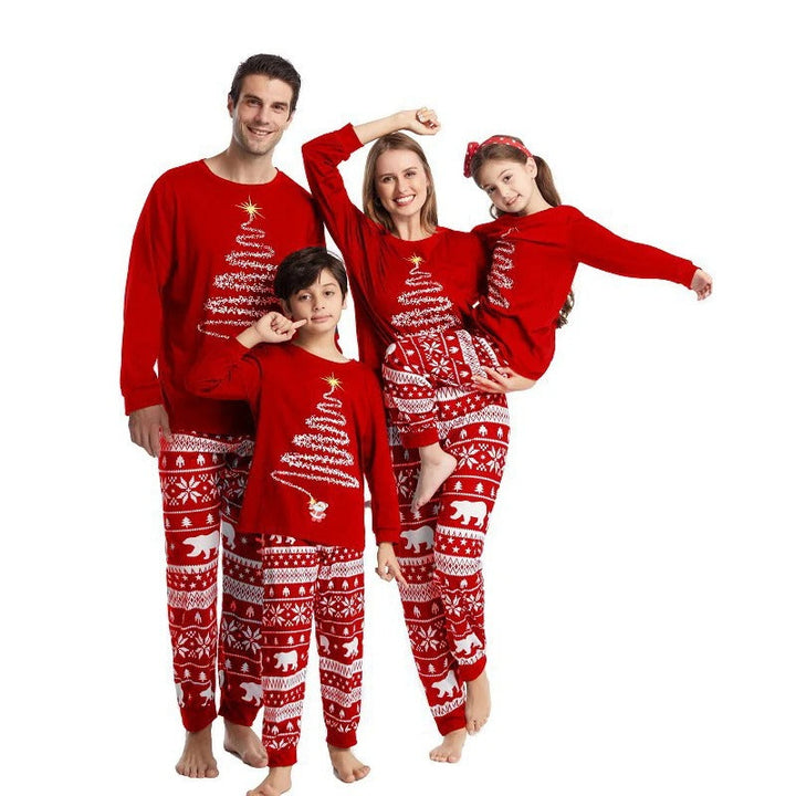 W&W Mode | Stilvolle Winter Familien Weihnachts-Pyjama Set für Unisex