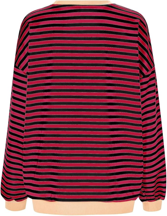 WW | Gemütlicher Oversized Gestreifter Pullover