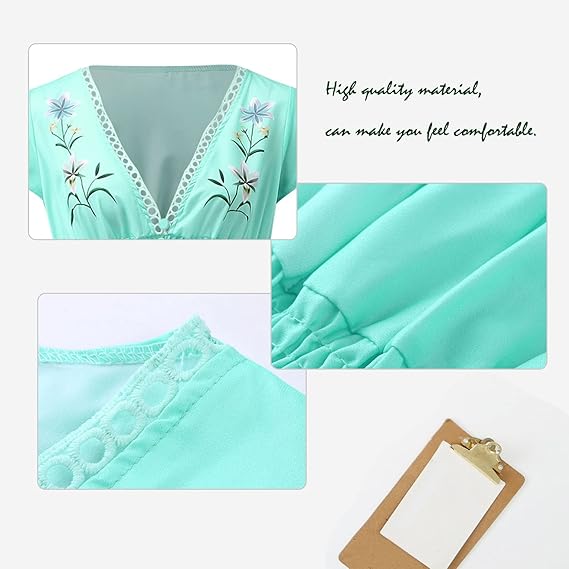W&W Mode | Boho Kleid Mit Stickereien Für Einen Traumhaften Sommerlook