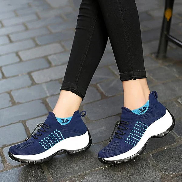 WW | Orthopädische Schuhe - Sofortige Schmerztherapie bei Plantarfasziitis - Dehnbares gestricktes T-Stoff