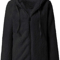 mit Kapuze und Reißverschluss, Fleeceweste