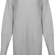 Warmova - Rollkragen-Strickkleid in breiter Passform