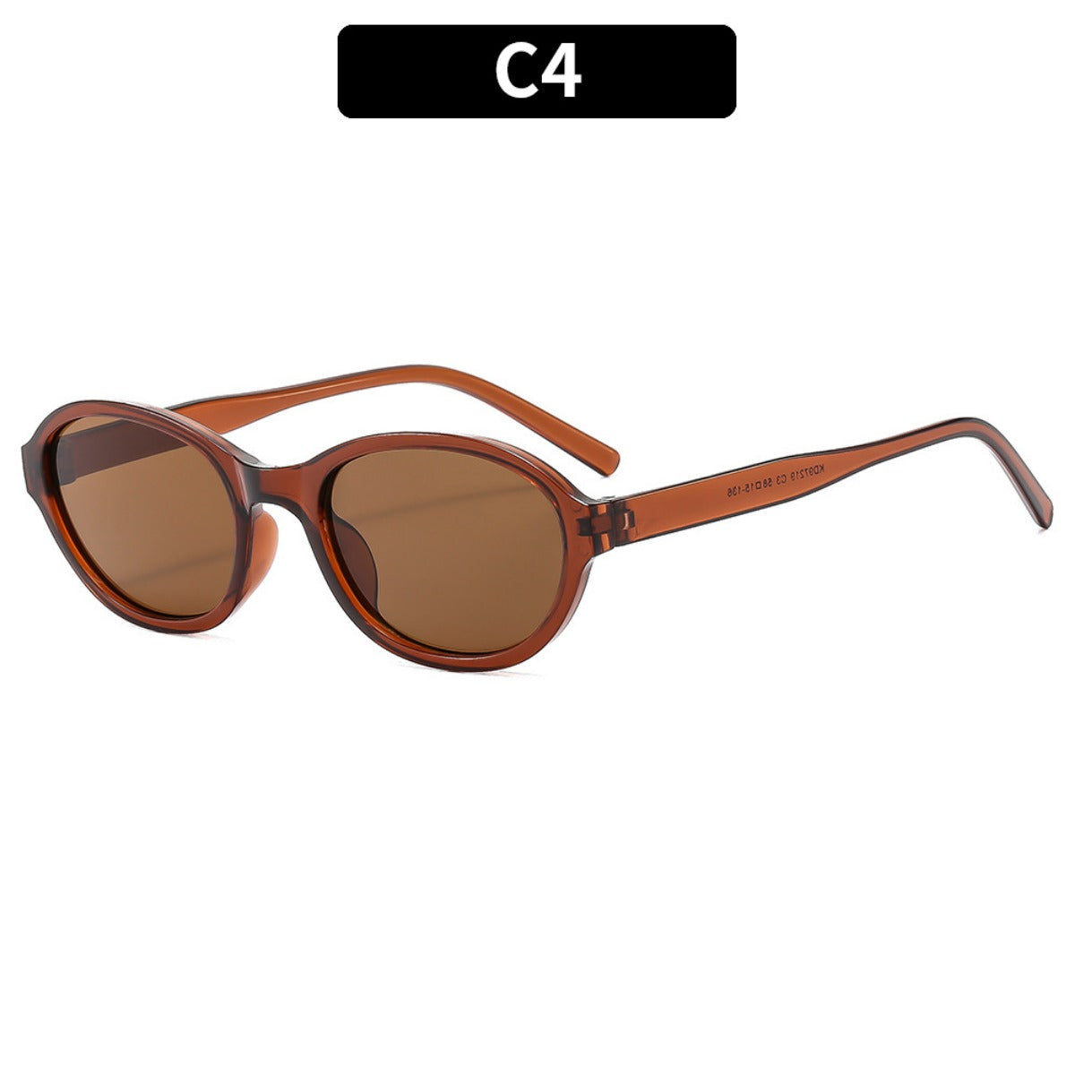 W&W | Ovale Sonnenbrille mit kleinem Rahmen