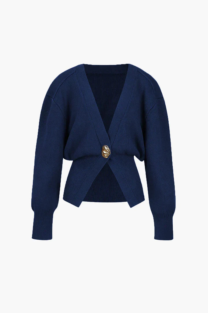 WW | Neck Gestrickter Strickjacke