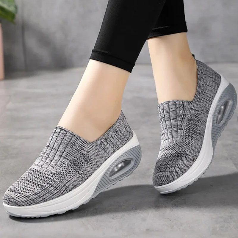 WW | Atmungsaktive Slip on Sneaker Mit Ergonomischer Sohle Für Damen