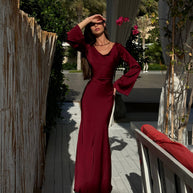 WW | Leichte Maxikleid mit Romantischem Schnitt