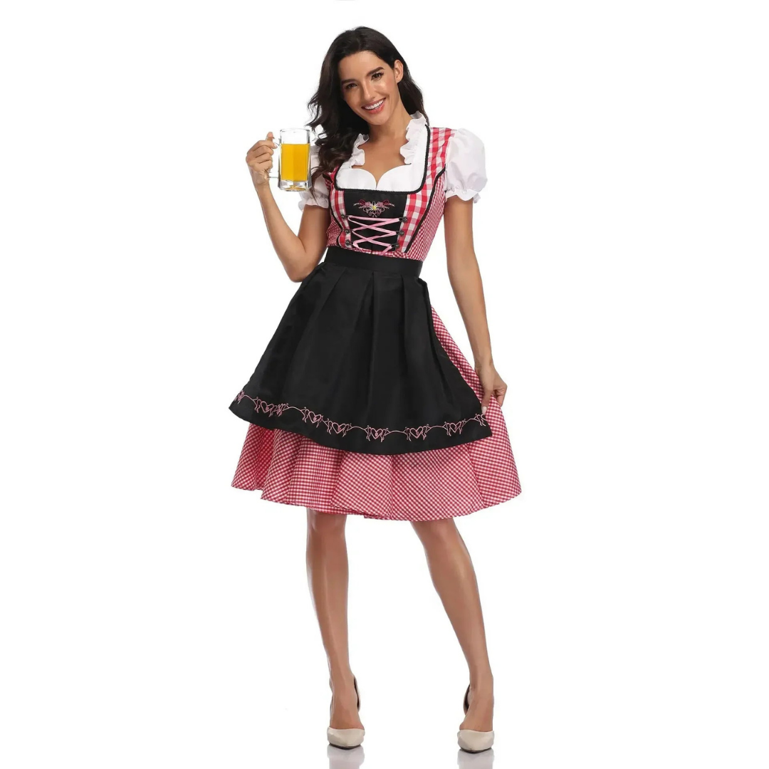 Damen Dirndlkleid in verschiedenen Farbkombinationen