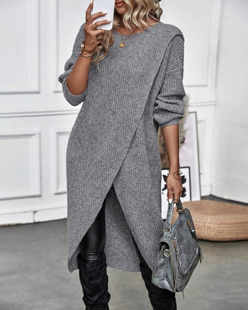 WW | Winter Pulloverkleid – Stylisch Und Wärmend Für Die Kalte Saison