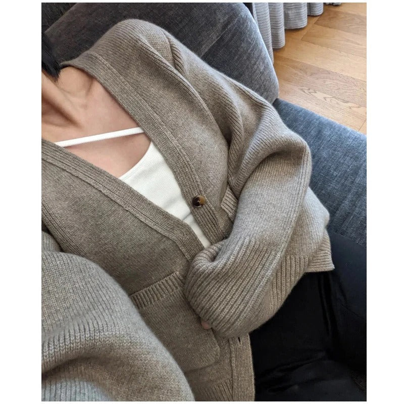 W&W Mode | Gestrickte Strickjacke