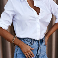 Denista™ - Damen Bluse fest