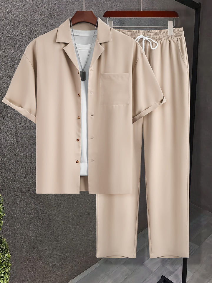 W&W Mode | Sommeroutfitsatz in Einfarbiger Farbe