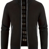 WW | Zip Up Stehkragen Strickjacke