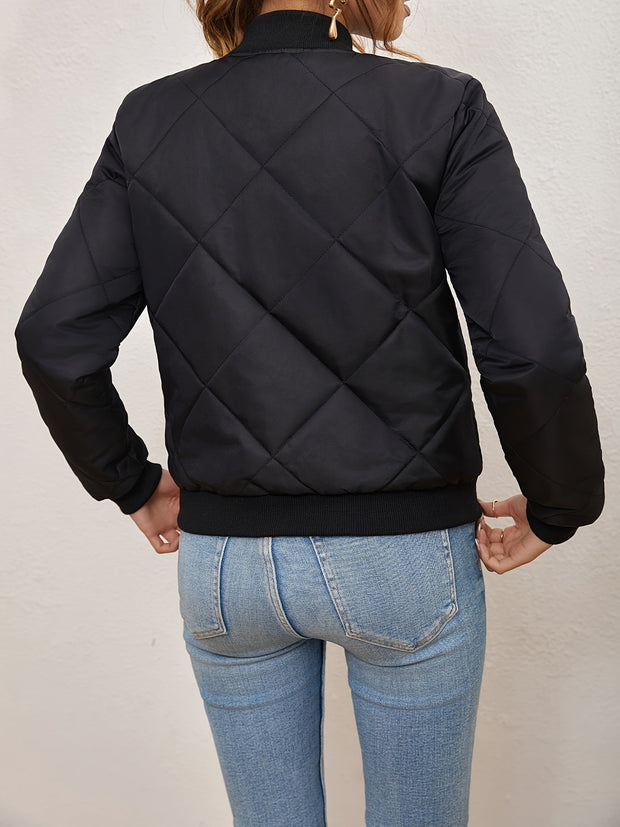 WW | Argyle-Muster Bomberjacke für Frauen